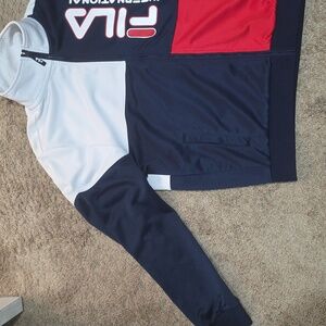 Fila Navy and Red Track Suit